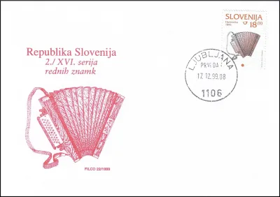 REPUBLIKA SLOVENIJA 2. / XVI. SERIJA REDNIH POŠTNIH ZNAMK